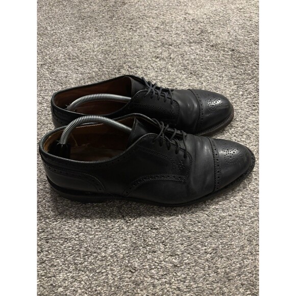 Alden USA Men's 10.5 B/D Shell Cordovan 2146 Black Brogue Dress Shoes